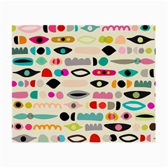 Scandinavian Folk Art Eye Spy Small Glasses Cloth (2 Sides) by andStretch