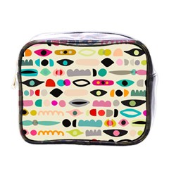 Scandinavian Folk Art Eye Spy Mini Toiletries Bag (one Side) by andStretch