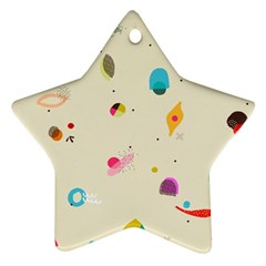 Dots, Spots, And Whatnot Ornament (star) by andStretch