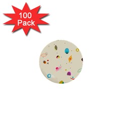 Dots, Spots, And Whatnot 1  Mini Buttons (100 Pack)  by andStretch