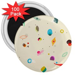 Dots, Spots, And Whatnot 3  Magnets (100 Pack) by andStretch