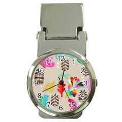 Scandinavian Foliage Fun Money Clip Watches by andStretch