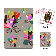 Scandinavian Flower Shower Playing Cards Single Design (rectangle) by andStretch