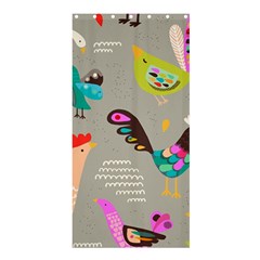 Scandinavian Birds Feather Weather Shower Curtain 36  X 72  (stall)  by andStretch