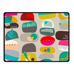 Scandinavian Balancing Act Fleece Blanket (Small)