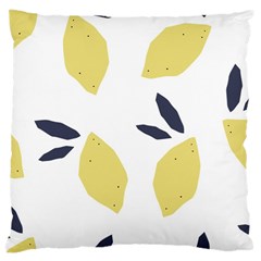 Laser Lemons Large Cushion Case (two Sides) by andStretch