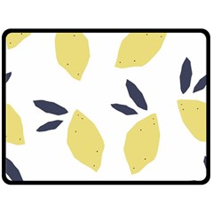 Laser Lemons Double Sided Fleece Blanket (large) 