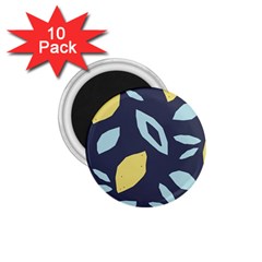 Laser Lemon Navy 1 75  Magnets (10 Pack)  by andStretch