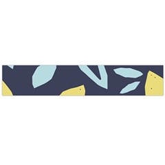 Laser Lemon Navy Large Flano Scarf  by andStretch