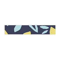 Laser Lemon Navy Flano Scarf (mini) by andStretch