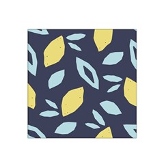 Laser Lemon Navy Satin Bandana Scarf by andStretch