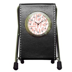 Blush Orchard Pen Holder Desk Clock by andStretch