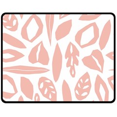 Blush Orchard Double Sided Fleece Blanket (medium)  by andStretch