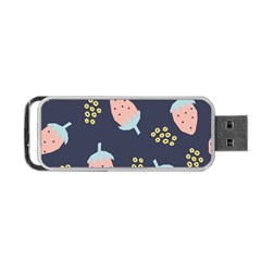 Strawberry Fields Portable Usb Flash (one Side) by andStretch