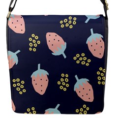 Strawberry Fields Flap Closure Messenger Bag (s) by andStretch