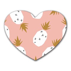 Pineapple Fields Heart Mousepads by andStretch