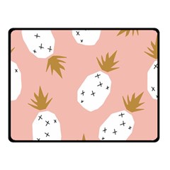 Pineapple Fields Double Sided Fleece Blanket (small)  by andStretch