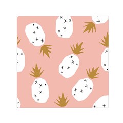 Pineapple Fields Small Satin Scarf (square) by andStretch
