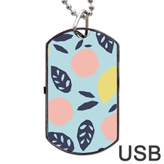 Orchard Fruits Dog Tag Usb Flash (one Side) by andStretch