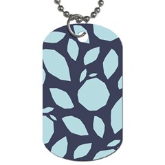 Orchard Fruits In Blue Dog Tag (two Sides) by andStretch