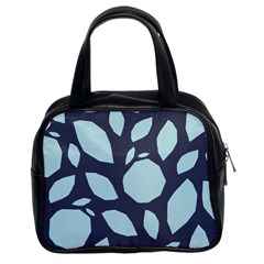 Orchard Fruits in Blue Classic Handbag (Two Sides)