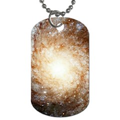 Galaxy Space Dog Tag (two Sides) by Sabelacarlos