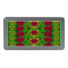 Rainbow Forest The Home Of The Metal Peacocks Memory Card Reader (mini) by pepitasart