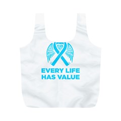 Child Abuse Prevention Support  Full Print Recycle Bag (m) by artjunkie