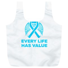 Child Abuse Prevention Support  Full Print Recycle Bag (xl) by artjunkie