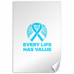 Child Abuse Prevention Support  Canvas 24  X 36  by artjunkie