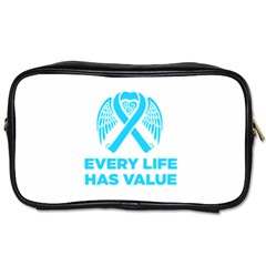 Child Abuse Prevention Support  Toiletries Bag (two Sides) by artjunkie