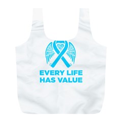 Child Abuse Prevention Support  Full Print Recycle Bag (l) by artjunkie