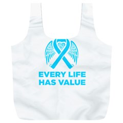 Child Abuse Prevention Support  Full Print Recycle Bag (xxl)