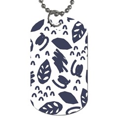 Orchard Leaves Dog Tag (one Side) by andStretch