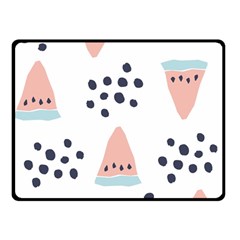 Watermelon Slice Double Sided Fleece Blanket (small)  by andStretch