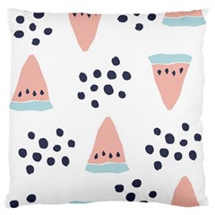 Watermelon Slice Large Flano Cushion Case (two Sides)