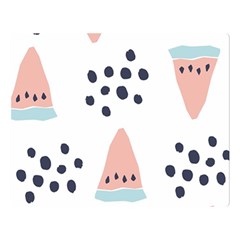 Watermelon Slice Double Sided Flano Blanket (Large) 