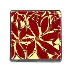 Flowery Fire Memory Card Reader (square 5 Slot) by Janetaudreywilson