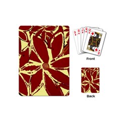 Flowery Fire Playing Cards Single Design (mini) by Janetaudreywilson