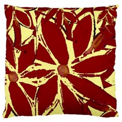 Flowery Fire Large Cushion Case (one Side) by Janetaudreywilson