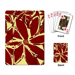 Flowery Fire Playing Cards Single Design (rectangle) by Janetaudreywilson