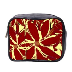 Flowery Fire Mini Toiletries Bag (two Sides) by Janetaudreywilson