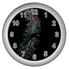 Galaxy Space Wall Clock (Silver)