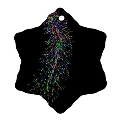 Galaxy Space Ornament (Snowflake)