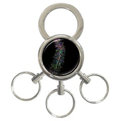 Galaxy Space 3-ring Key Chain