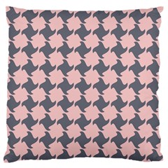 Retro Pink And Grey Pattern Standard Flano Cushion Case (one Side) by MooMoosMumma