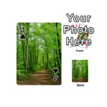 In the forest the fullness of spring, green, Playing Cards 54 Designs (Mini) Front - SpadeJ