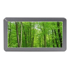 In The Forest The Fullness Of Spring, Green, Memory Card Reader (mini) by MartinsMysteriousPhotographerShop