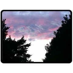 Colorful Overcast, Pink,violet,gray,black Double Sided Fleece Blanket (large)  by MartinsMysteriousPhotographerShop