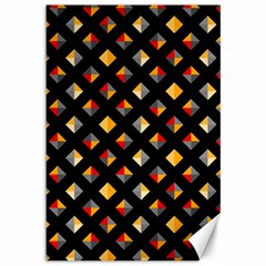 Geometric Diamond Tile Canvas 12  X 18  by tmsartbazaar